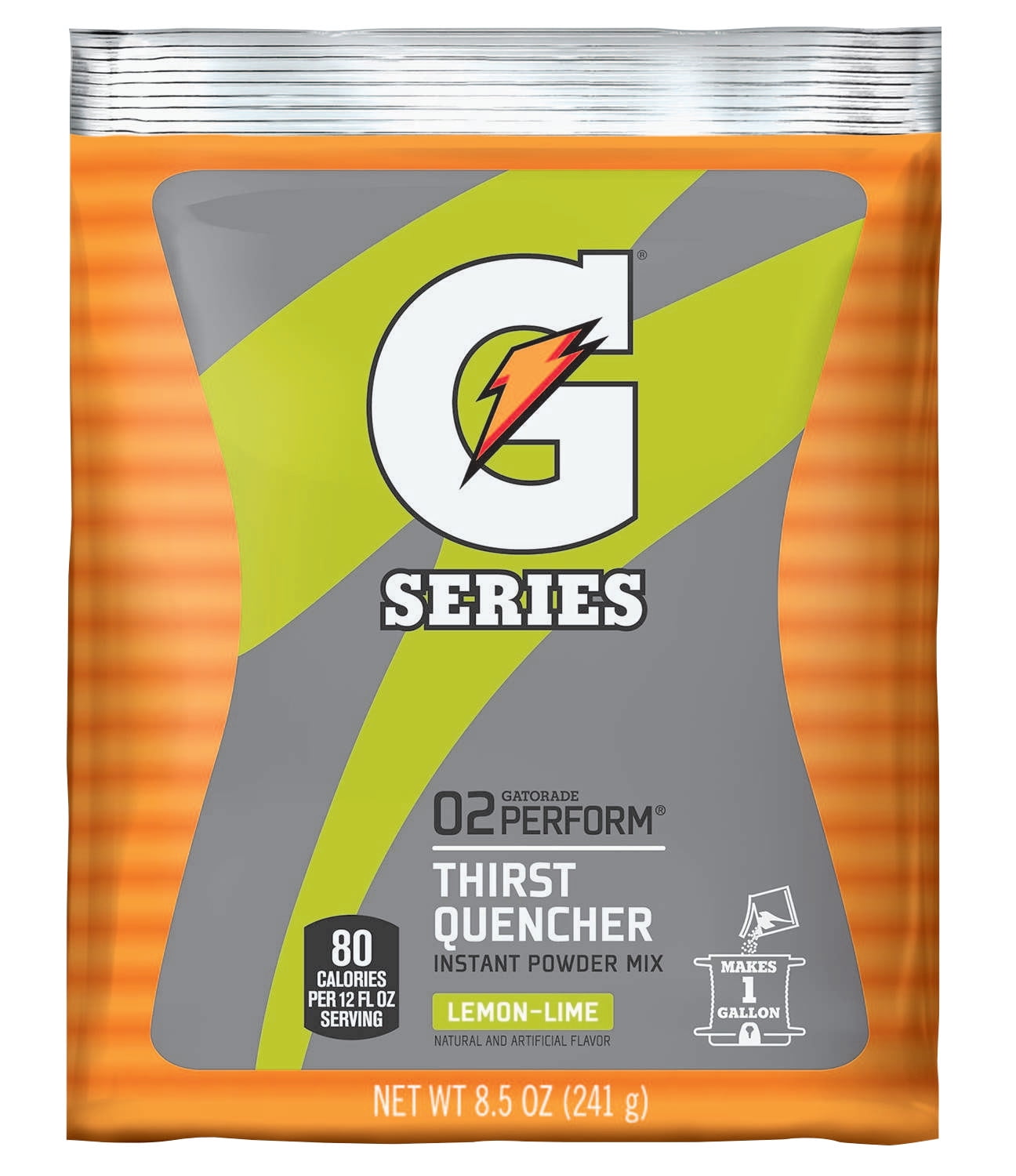 Gatorade Instant Powder, LemonLime, 8 1/2 oz, Pack