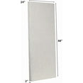 thumbnail image 3 of ATS Acoustics Sound Absorbing Noise Dampening Acoustic Panel Wall Treatment 24" x 48" x 2" Beveled Edge (Ivory), 3 of 8