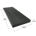 thumbnail image 6 of Dumekko Large Floating Shelves for Wall Set of 2 Wooden Wall Shelves 36 in x 12.75 in x 2 in Room Decor Long Shelf with Invisible Wall Mount Bracket for Bedroom, Kitchen, Living Room, Black Wood, 6 of 8