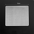 thumbnail image 1 of MYG Stainless Steel Square Bathroom Shower Sink Strainer Drain Hair Filter Cover, 1 of 9