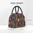 thumbnail image 3 of Haiem Autumn Leaves Printed Lunch Bag Women, Lunch Box Lunch Bag for Women, Small Leakproof Cute Lunch Tote Large Capacity Reusable Insulated Cooler Lunch Container, 3 of 6