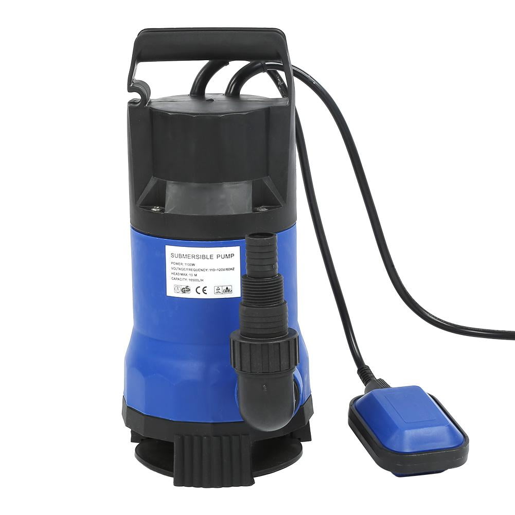 Mgaxyff Submersible Sump Pump, Submersible Clean/Dirty Water Pump,1100W
