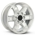 thumbnail image 2 of For 2007-2013 GMC Sierra 1500 17 Inch Machined Face Silver Rim - OE Direct Replacement - Road Ready Car Wheel, 2 of 10