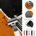 thumbnail image 5 of Area Rugs 2.7'x5', Orange Black Carpet Runner Indoor Outdoor Rugs Home Decor Aesthetic, Farmhouse Striped Modern Abstract Art Non Slip Mats Washable Accent Rug for Living Room Bedroom, 5 of 8