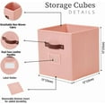 thumbnail image 3 of Storage Basket xx Baskets Storage Organization Bins with Labels (Kallax/ ), 3 of 9