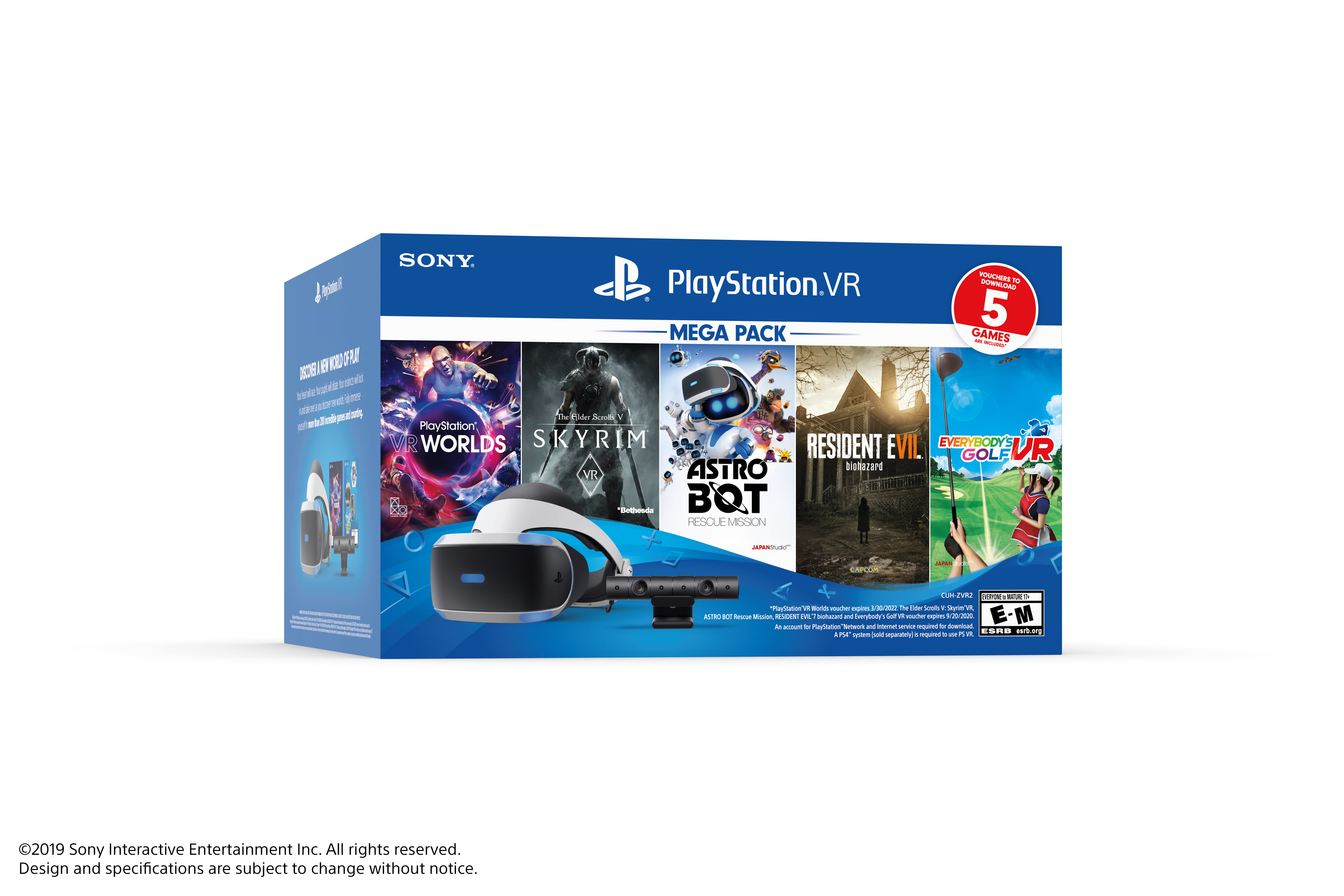 Sony Playstation Vr Bundle Five Game Pack Walmart Com Walmart Com