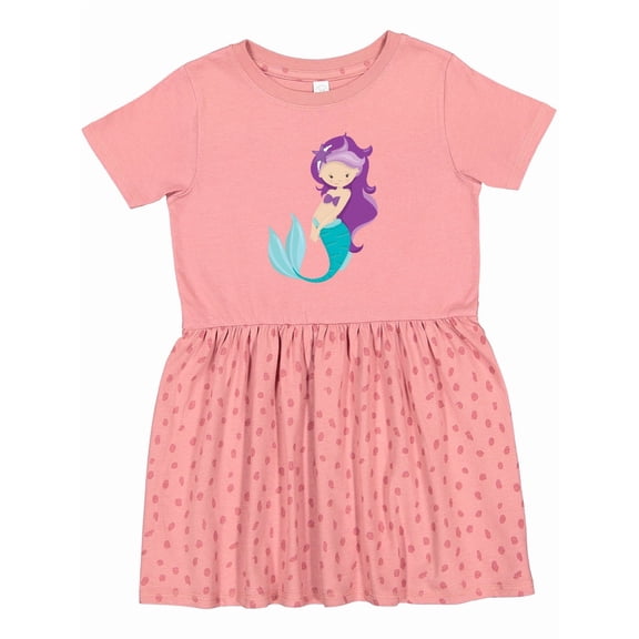 Inktastic Mermaid Girls Toddler Dress