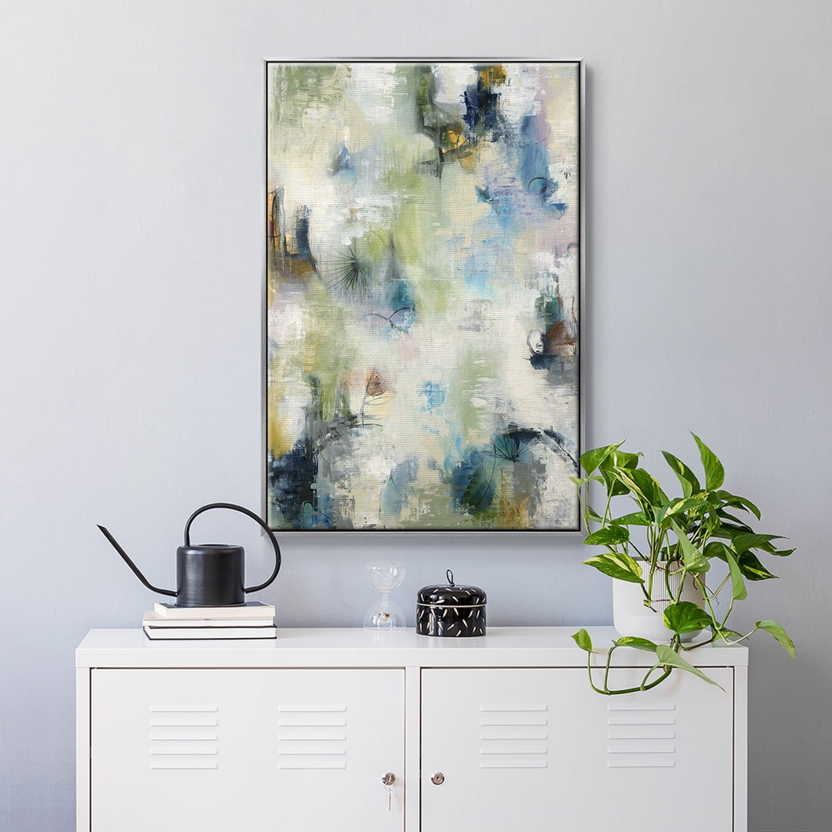 Making Magic Framed Premium Gallery Wrapped Canvas - Ready to Hang - 25 x 37 - Silver Floating Frame