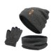 thumbnail image 2 of Juego de gorro Bufanda y Guantes Sunnimix Sombrero Bufanda y Guantes Gris, 2 of 5
