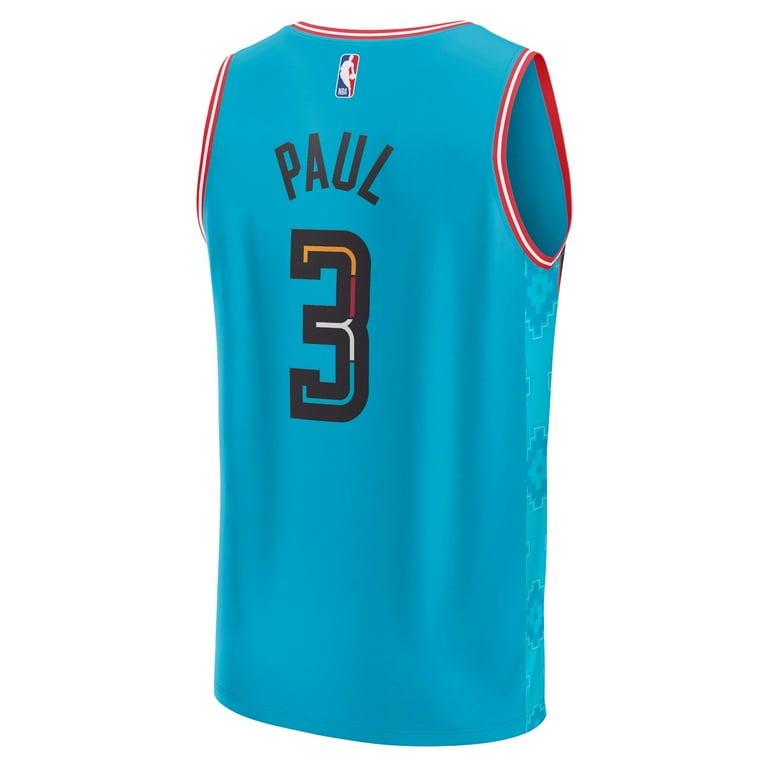 Men's Fanatics Chris Paul Teal Phoenix Suns Fastbreak Jersey
