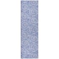 thumbnail image 2 of Addison Rugs Dream Shag Premium Machine Washable Transitional Nautilus Blue Runner Rug, 2'3" x 7'6", 2 of 8