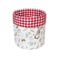 thumbnail image 1 of Wozhuo Easter Storage Basket Cylindrical Organizer with Rabbit Carrot Print for Bedroom Desktop Decor, 1 of 7