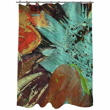 Thumbprintz Floragraph 6 Shower Curtain