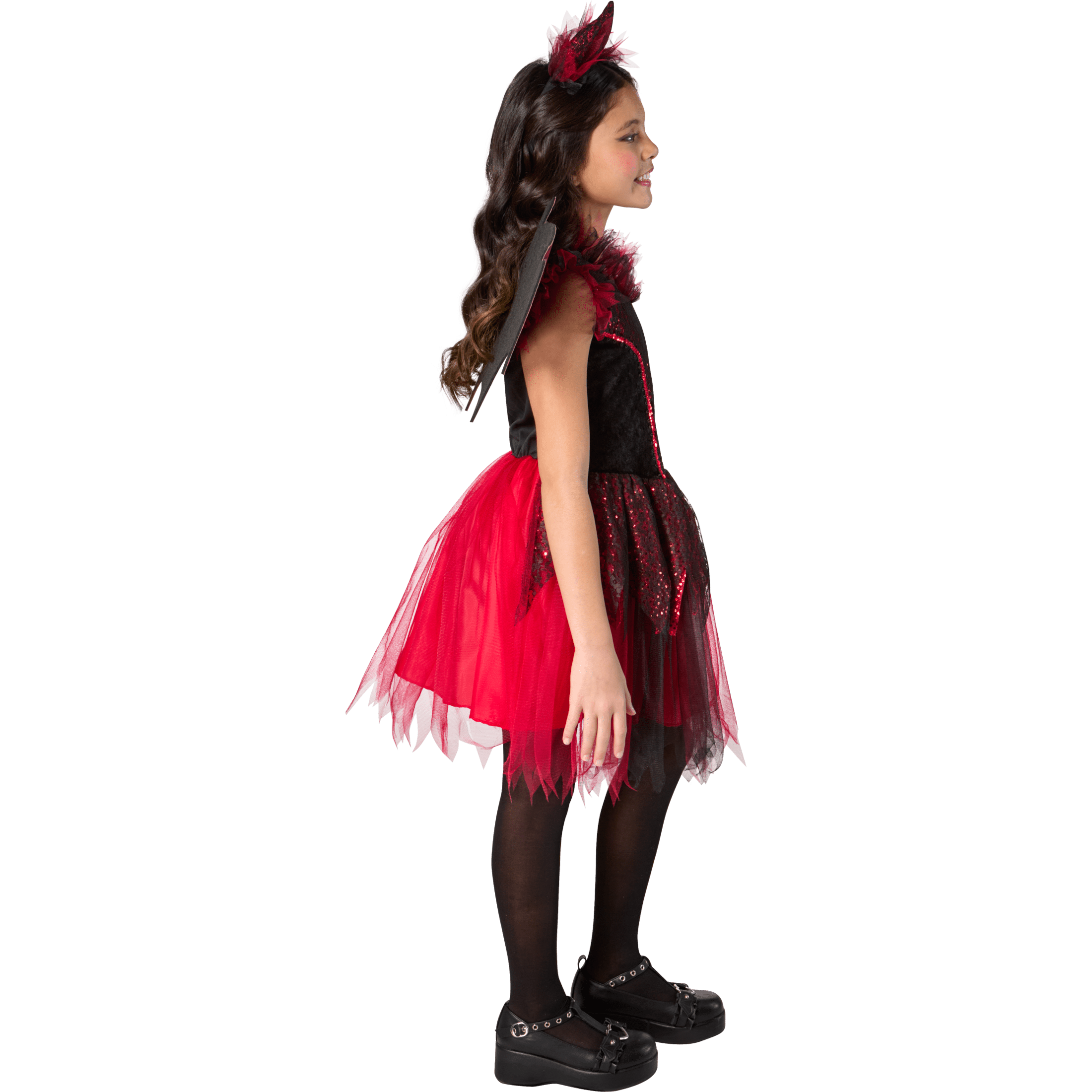 Red Devil Halloween Costume for Childrean, Girl's Size M (8), by Way to Celebrate