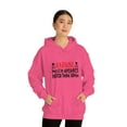 thumbnail image 4 of My mouth runs faster Hooded Sweatshirt, 4 of 9