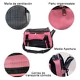 thumbnail image 2 of Bolsa de Viaje Portátil BLOSOOM para MASCOTAS color rosa, 2 of 4