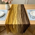 thumbnail image 6 of Yeciiwht Gradient Crinkle Table Runner – 71*35in Boho Sheer Gauze Table Flag for Wedding Party Decor, Multicolor Blended Draping Cloth for Dining & Event Tables, 6 of 6