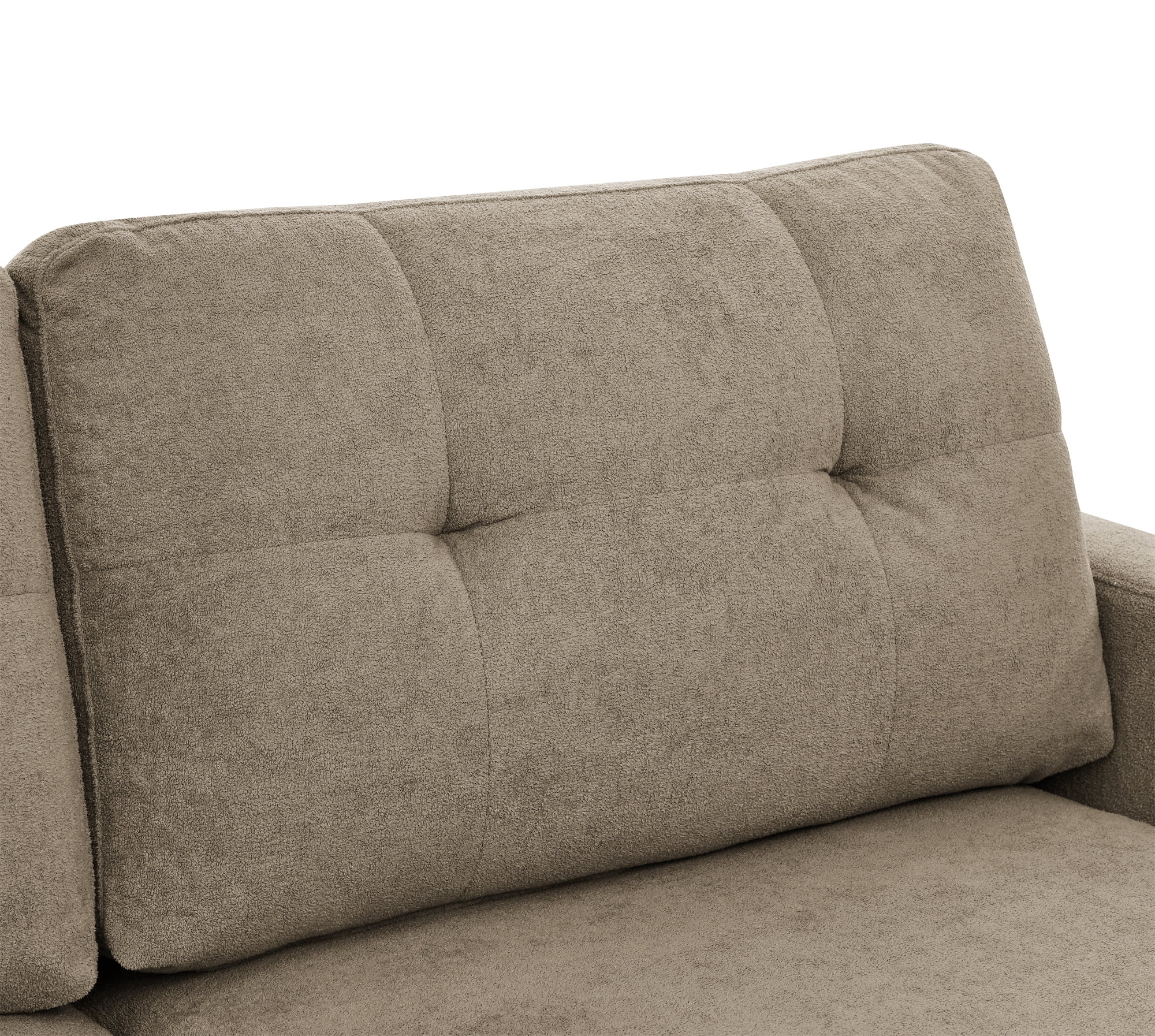 Aukfa 68" Small Sofa Couch Comfy Mid Century Modern Loveseat Sofa for Living Room Bedroom, Khaki