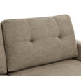thumbnail image 5 of Aukfa 68" Small Sofa Couch Comfy Mid Century Modern Loveseat Sofa for Living Room Bedroom, Khaki, 5 of 7