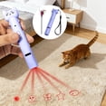 thumbnail image 6 of Forestwhale Multifunctional Cat Teaser Wand 14.2in Interactive Cat Toy with Feather Type-C Rechargeable UV Light Boredom Relief, 6 of 6