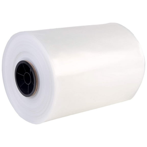 Clear Poly Tubing on Roll, 4 Mil Industrial Plastic, 1 Pack, 8 in x 1100 ft