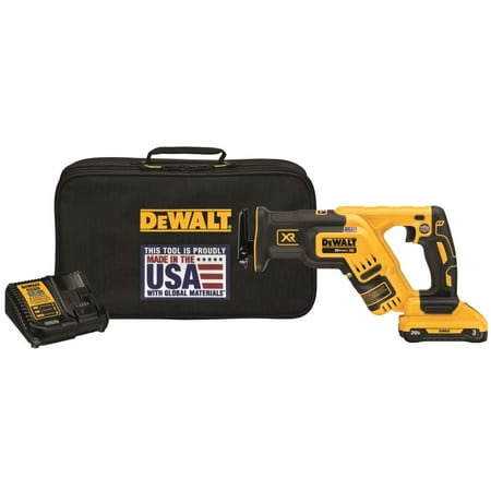 

Dewalt-DCS367L1 20 V MAX* XR Brushless Compact Reciprocating Saw Kit