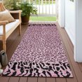 thumbnail image 6 of Addison Rugs Chantille Indoor/Outdoor Transitional Animal Skin Pink Washable Runner Rug, 2'3" x 7'6", 6 of 6