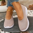 thumbnail image 2 of Women's Woven Orthopedic Breathable Shoes Comfortable Walking Sneakers with Arch Support Wide Fit Go Walk Slip on Tenis Comfy Work Slip Ins Loafers Standing All Day Soft Foam Summer Shoes, 2 of 6