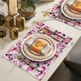 thumbnail image 3 of Butterfly Placemats Set of 4 Butterfies Table Mats Washable Place Mats for Home Party Indoor Kitchen Dining Table Decoration 12x18 Inch, 3 of 6