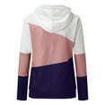 thumbnail image 3 of LYXSSBYX Plus Size Womens Sweatshirts and Hoodies Women's Fashion Splicing Printing Loose Long Sleeve Tops Casual Sweatshirt, 3 of 3