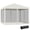 Beige, variant on 10x10 Pop Up Canopy Tent with Mesh Netting, Instant Gazebo Screen House for Patio Garden, Height Adjustable, Blue