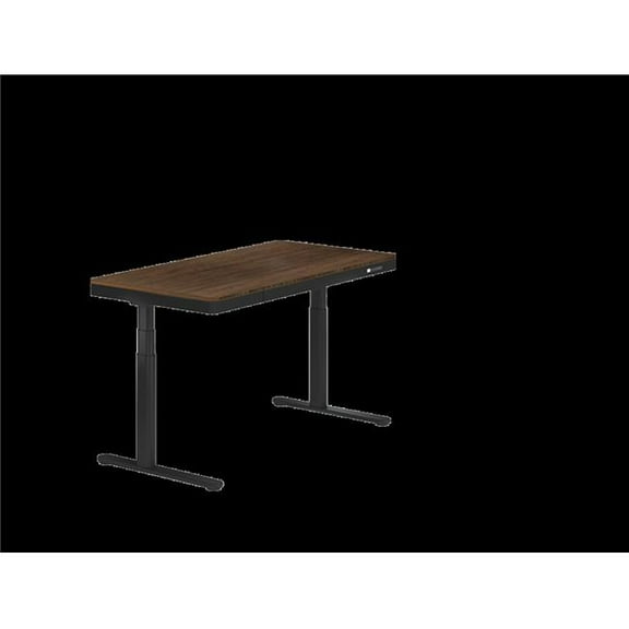 Flexispot Q8D-T & Q8D-F 55 x 28 in. Comhar Pro Standing Desk, Mahogany