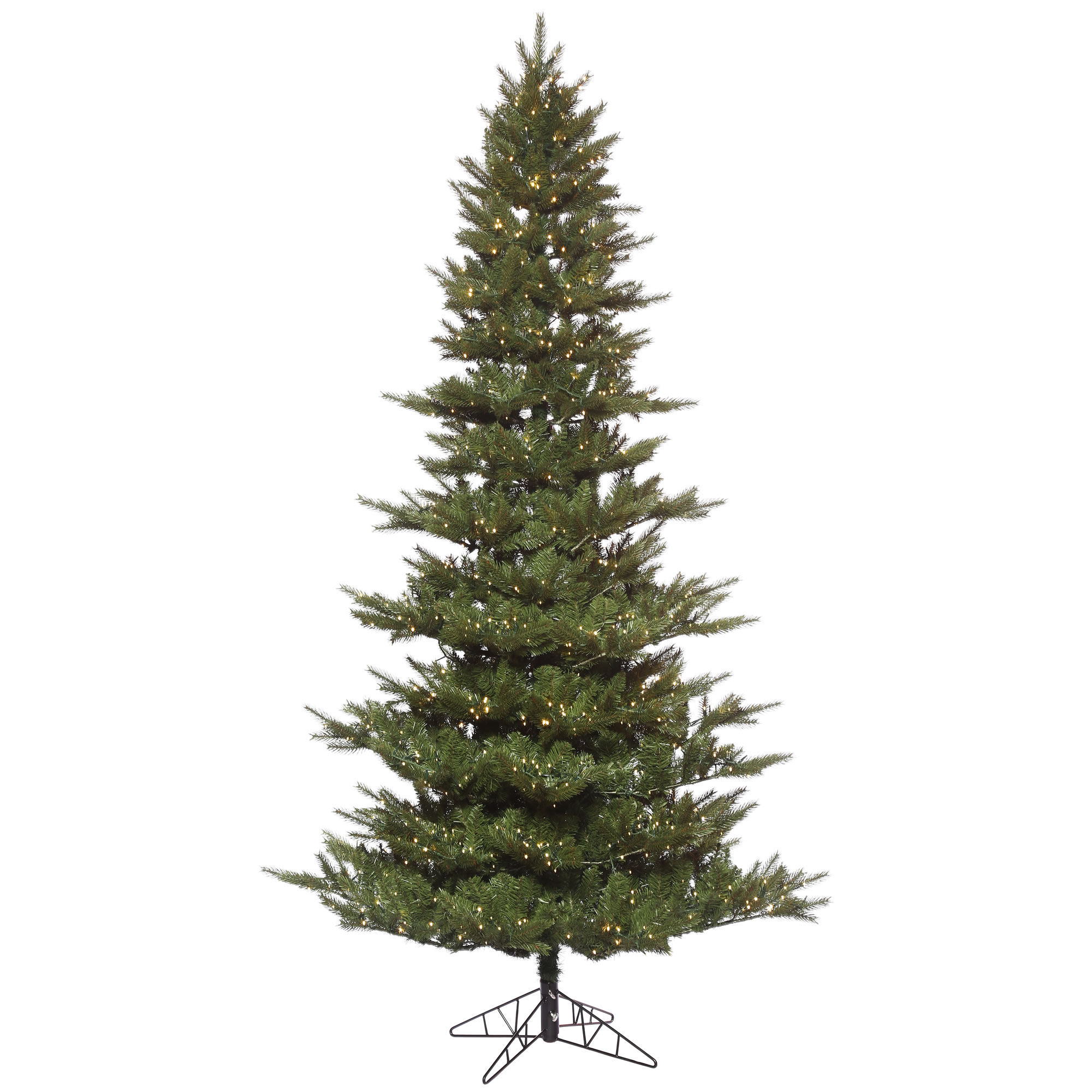 Vickerman Artificial Christmas Tree 7 5 X 52 Carlsbad Fir 3mm 1400 Warm White Lights Walmart Com