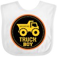 thumbnail image 3 of Inktastic Construction Truck Boy Childs Boys Baby Bib, 3 of 4