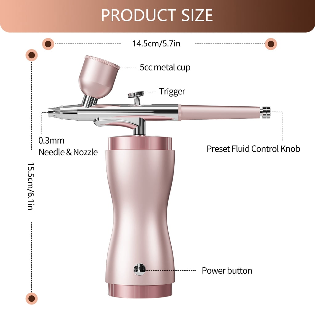 Electric Airbrushing Guns For Professional Art Projects Adjustable Sprayer Control Painting Tool For Models and Crafts