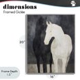 thumbnail image 4 of Stupell Industries Transitional Equine Twins Of Wind Gray Framed Giclee Art, 16 x 20, by Svetlana Aleynikova, 4 of 8