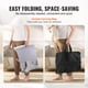 thumbnail image 5 of Asiento plegable Baby Bouncer VEVOR de 0 a 9 meses con barra de juguetes, color gris claro, 5 of 6