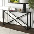 thumbnail image 3 of Evelyn&Zoe Calix 55" Wide Rectangular Console Table, Blackened Bronze, 3 of 7