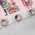 thumbnail image 4 of Feelyou Kawaii Pink Nutcracker Black Out Curtains, Christmas Princess Curtains Pack of 2 (42x63 Each), Teen Kid Child Bedroom Curtains, Microfiber Bedroom Decor, 4 of 6