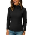 thumbnail image 4 of Sweaters for Women Long Sleeve Trendy Jumper Knitted Pullover Winter Fall Soft Warm Sweater Tops Black L, 4 of 4