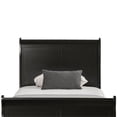 thumbnail image 6 of Bowery Hill Transitional Solid Wood Panel Twin Bed in Black Finish, 6 of 19