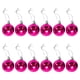 thumbnail image 1 of Puntoco Adornos Navideños 3Cm/12 Bolas De Navidad Pintadas De Pet Transparente Rosa,Decoración Hogareña, 1 of 1