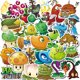 thumbnail image 1 of Pegatinas de PVC impermeables con dibujos animados, plantas, zombis, anime, 100 unidades, 1 of 2