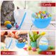 thumbnail image 3 of KAKOWELY Huevo de Pascua que se abre con asa, contenedor grande de plástico rellenable para recuerdos de fiesta, caja con forma de huevo que se abre para juguetes y dulces., 3 of 5
