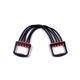 thumbnail image 1 of Greeniant Expansor de pecho, banda estiradora de tracción, ejercitador muscular desmontable, equipo de fortalecimiento para practicar ejercicio de fuerza Accesorios para máquinas de ejercicios Negro Greeniant OD028525-05, 1 of 6
