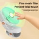 thumbnail image 4 of Ventilador LED Portátil para Acampar con Luz , Ventilador de Escritorio Recargable por USB, Silencioso, Ajustable para Dormitorio, Oficina, Exterior, Rosa, 4 of 5