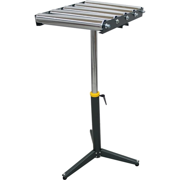 5 Rolls Adjustable Conveyor Roller Table 250LBS Roller Table Conveyors 23.9-41.6 inch