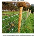 thumbnail image 6 of Barbed Wire 25 Ft, 4 Point Barbed Wire Fence, Hot-Dip Galvanized Barb Wire Roll, 18 Gauge Strong and Flexible Wire for Crafts Baseball Ball and Yard Garden, 6 of 9