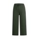thumbnail image 4 of Pantalones de Cintura Elástica de Pierna Ancha para las Mujeres, Cordón de Lino Casual, Pantalones Recortados para las Mujeres, 4 of 7
