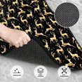 thumbnail image 3 of Naloa Elegant Gold Moose Car Foot Mat Set of 4 Pieces - Universal Floor Liner Neoprene Full Set Floor Mats for Cars Trucks SUV, 3 of 7